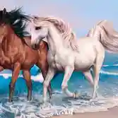 Animals Jigsaw Puzzle Horses