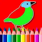 BTS Birds Coloring Book
