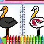 Coloring Birds Game
