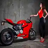 Motorcycle and Girls Slide