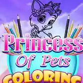 Princess Of Pets Coloring