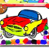 Racing Cars Coloring Book